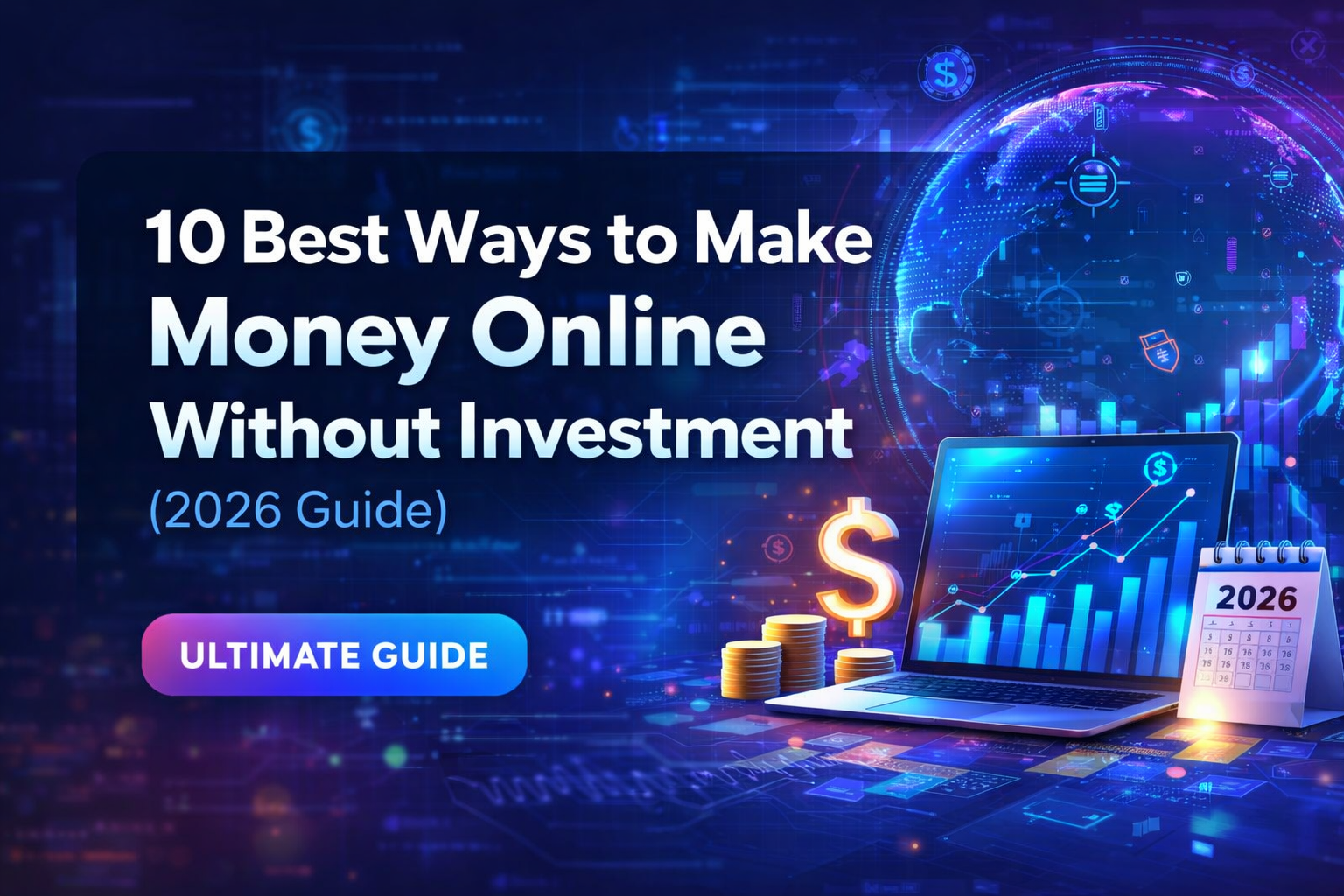 10 Best Ways to Make Money Online Without Investment (2026 Guide)