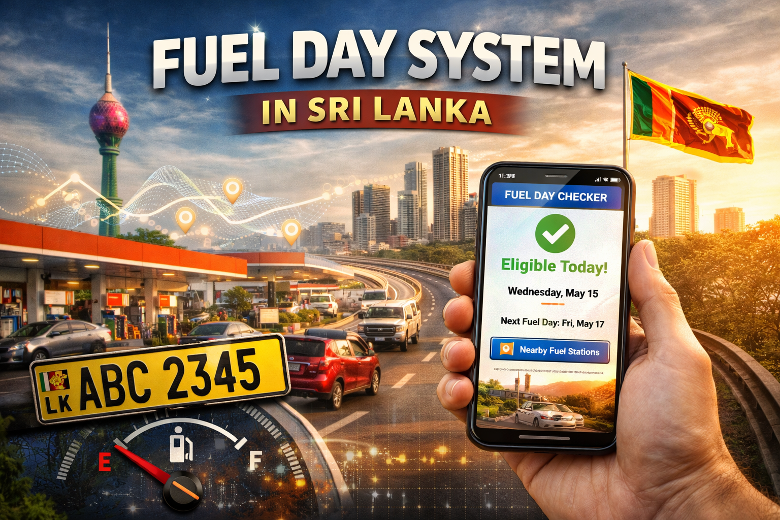 Fuel Distribution Based on Vehicle Number (Sri Lanka)