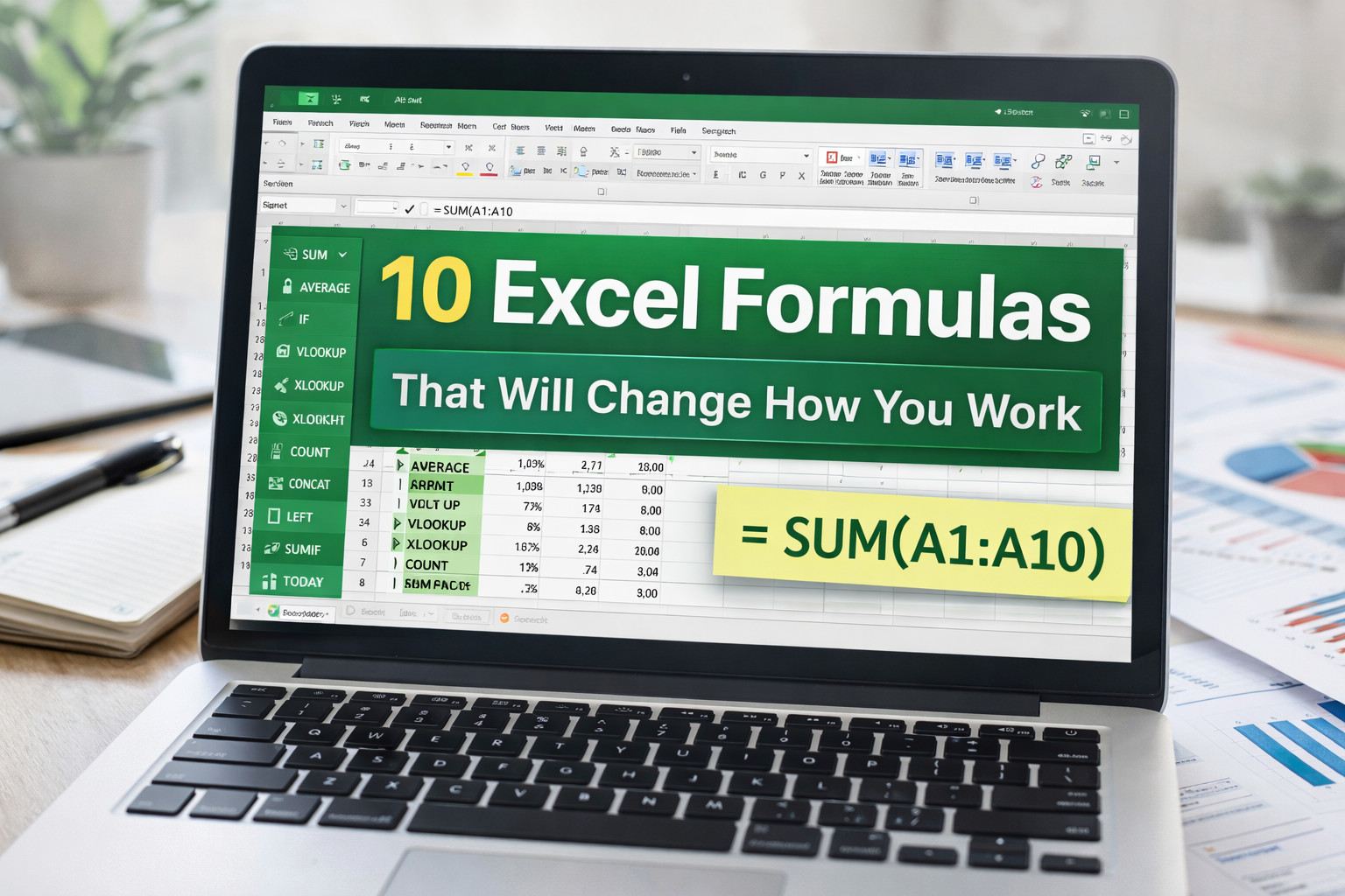 10 Excel Formulas That Will Change How You Work
