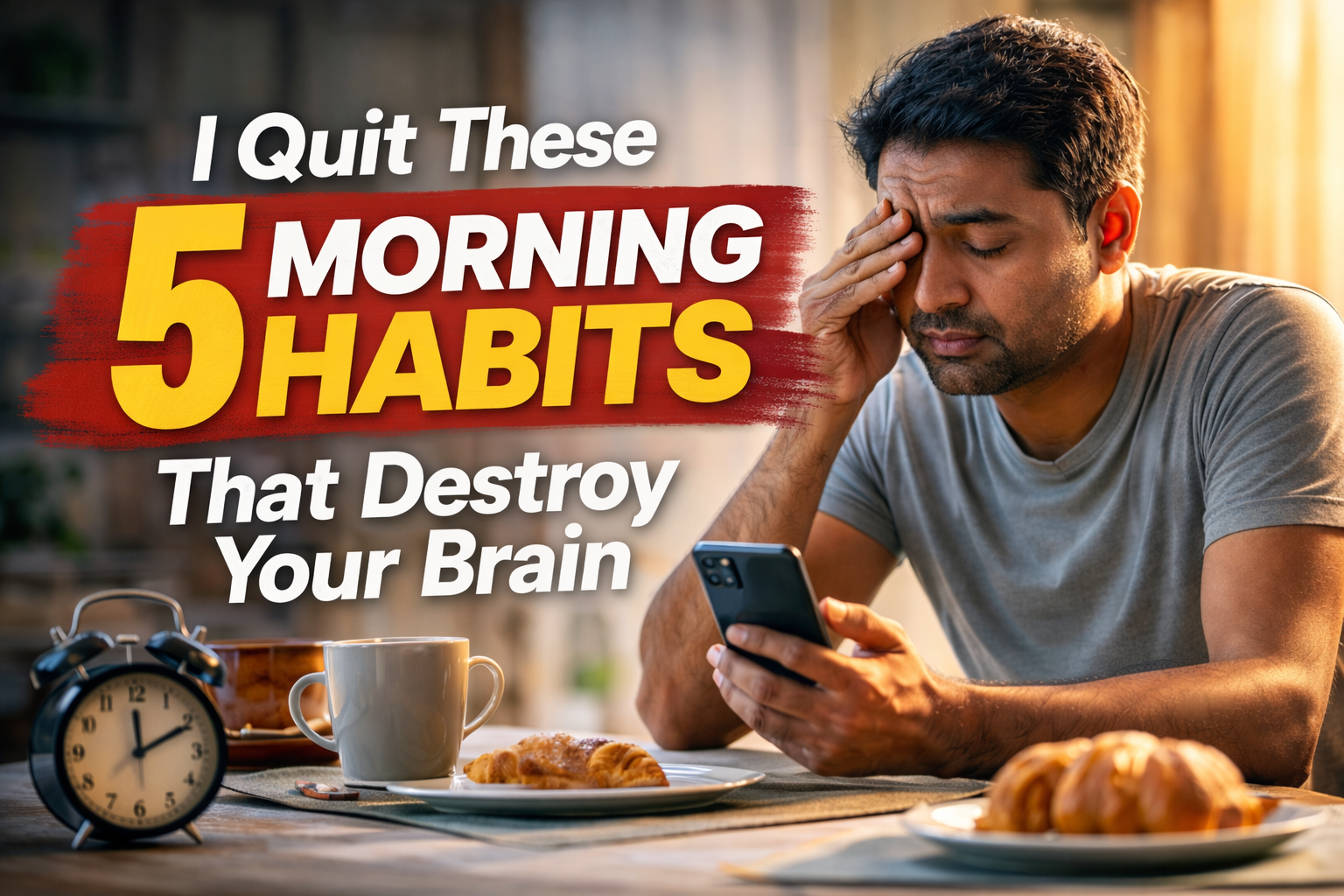 I Quit These 5 Morning Habits That Destroy Your Brain