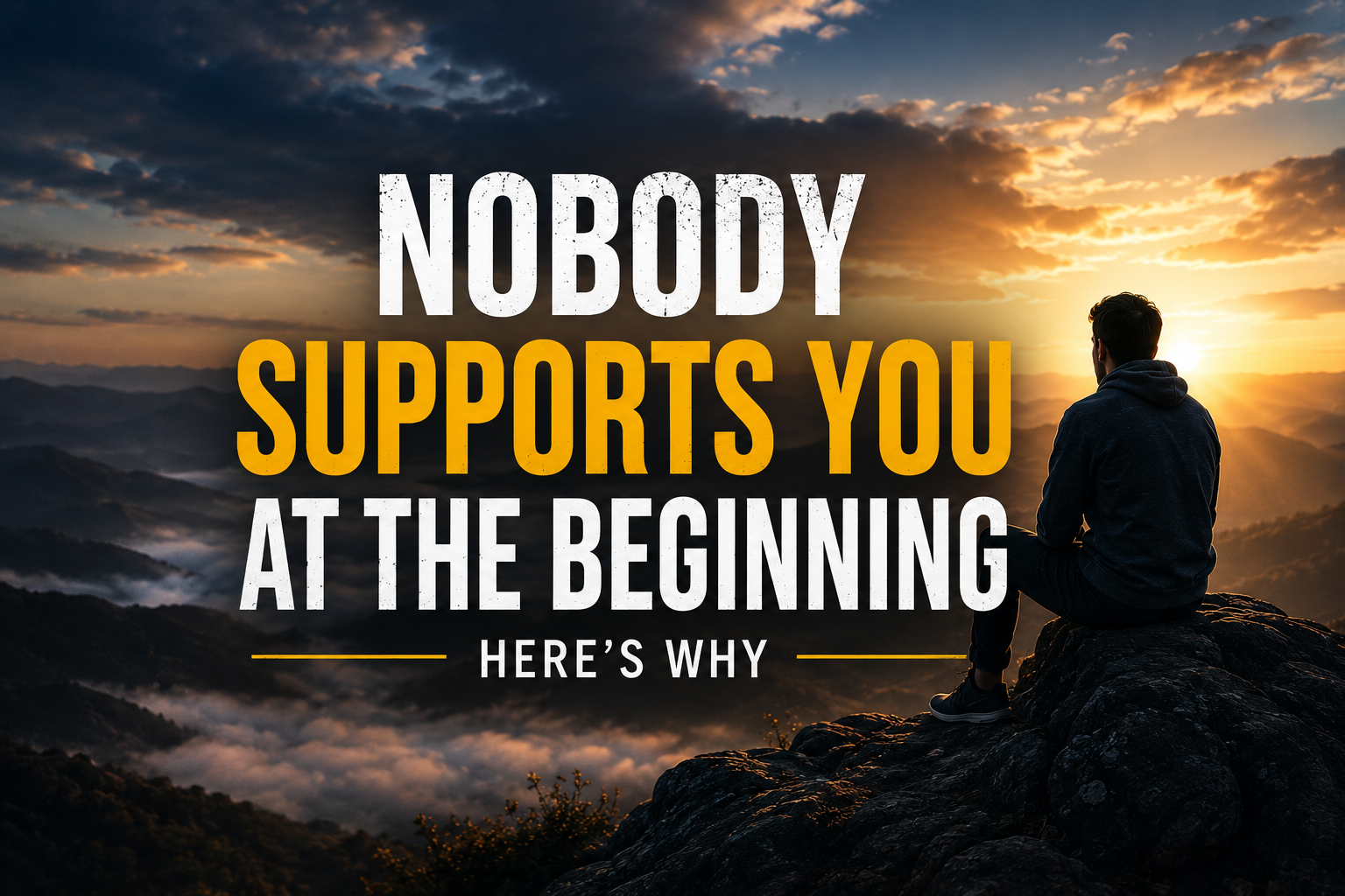 Nobody Supports You at the Beginning – Here’s Why