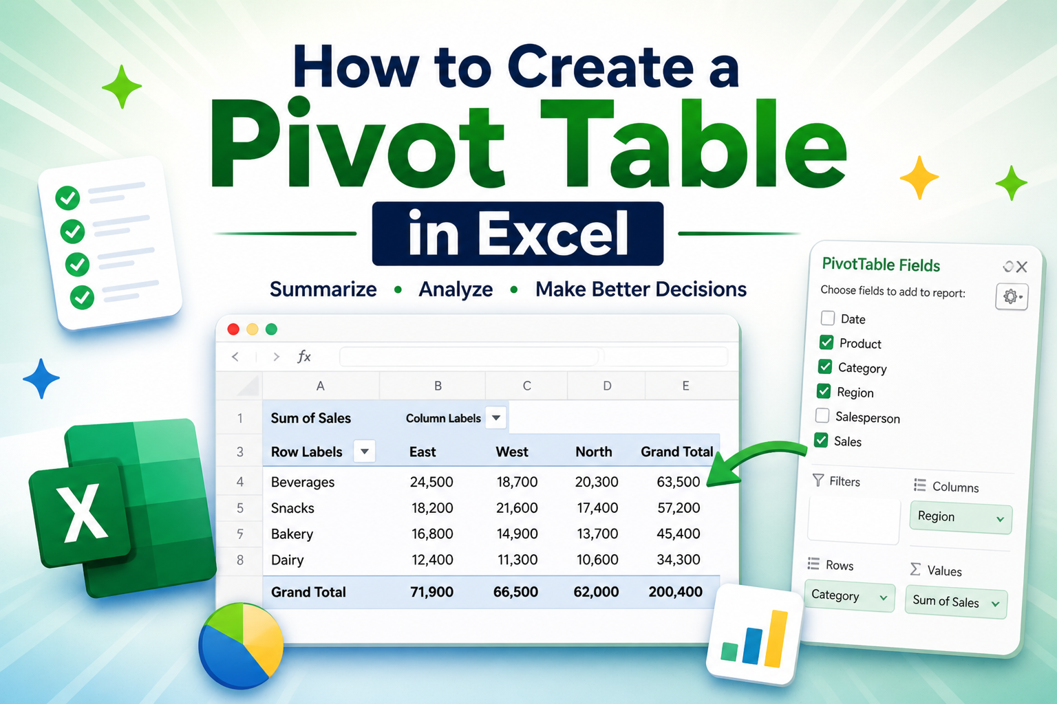 How to Use Pivot Tables in Excel for Beginners